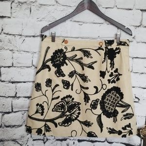 Anthropologie Vanessa Virginia  LIGHT BEIGE skirt